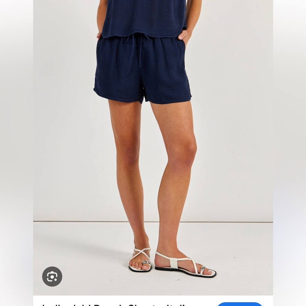 Bella Dahl Dark Blue Cargo Shorts